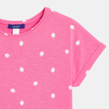 تيشيرت بأكمام قصيرة مزين...